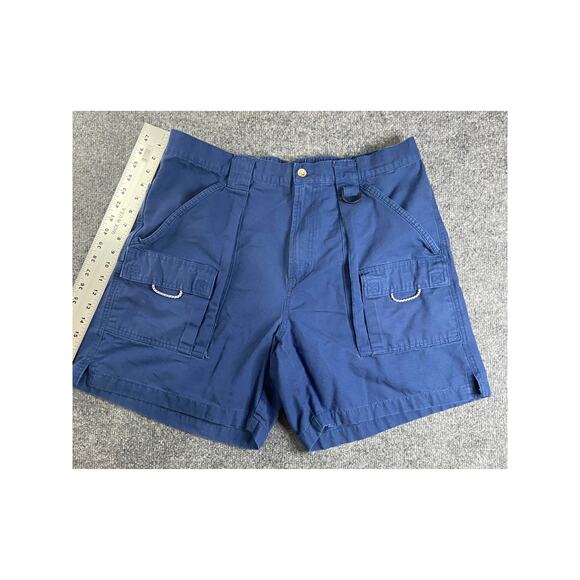 Columbia (PFG) Unisex Shorts Navy Blue Size Large 6 inch inseam - Picture 1 of 6